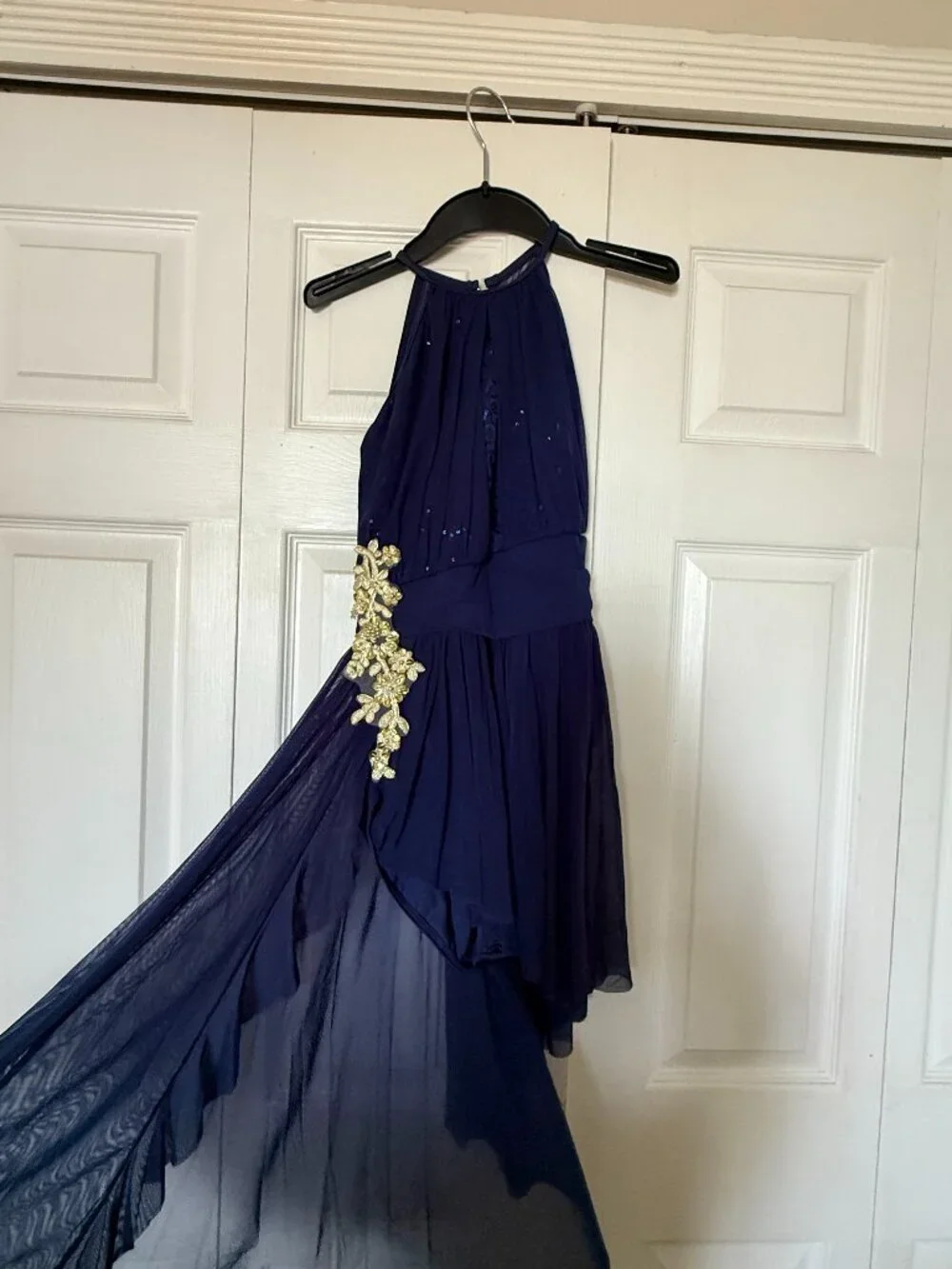 Weissmans 10,000 Miles Lyrical/Ballet Dance Costume In Deep Blue